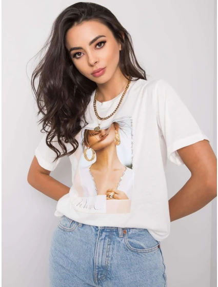 T shirt PM TS model 19699328 biały - FPrice