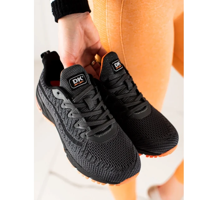 Pěkné šedo-stříbrné dámské  tenisky bez podpatku Pěkné šedo-stříbrné dámské  tenisky bez podpatku