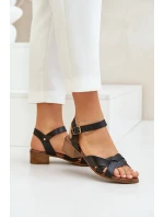 Sandály na podpatku model 210705 Step in style Sandály na podpatku model 210705 Step in style