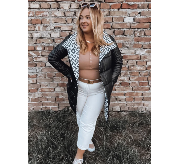 Dámská prošívaná bunda VETIS černá FashionStreet TY2976