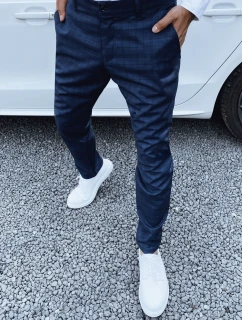 Pánské tmavě modré chinos kalhoty Dstreet model 21977281 - FashionStreet