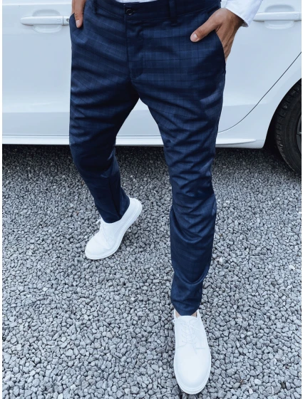 Pánské tmavě modré chinos kalhoty Dstreet model 21977281 - FashionStreet