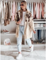 Dámská přechodná bunda parka FERIPARKA tmavě béžová FashionStreet TY4876