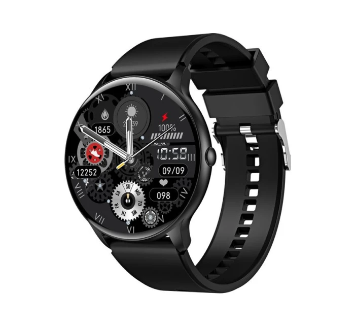 VELTORI VT160-1 Smartwatch Černý silikonový řemínek VELTORI VT160-1 Smartwatch Černý silikonový řemínek