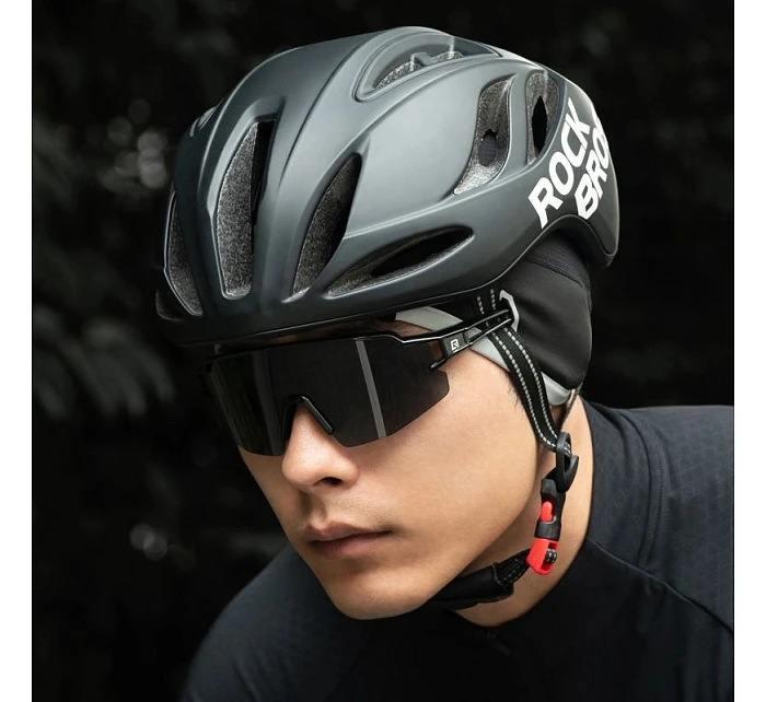 Rockbros M016 zimní větruodolná cyklistická čepice velikost 54-61 cm - černá