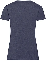 Fruit of the Loom Lady-Fit Valueweight T Dámské tričko 16.1372 vintage heather navy Fruit of the Loom Lady-Fit Valueweight T Dámské tričko 16.1372 vintage heather navy