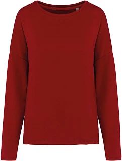 Kariban K 471 Dámská oversize mikina 20.K471 hibiscus red
