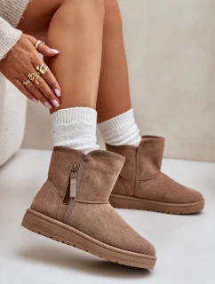 Dámské Sněhule Big Star OO274A165 Béžové