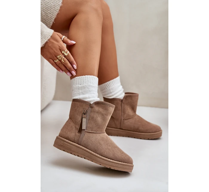 Dámské Sněhule Big Star OO274A165 Béžové