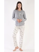 Dámské pyžamo dlouhé Forest model 18979841 - Vienetta Secret
