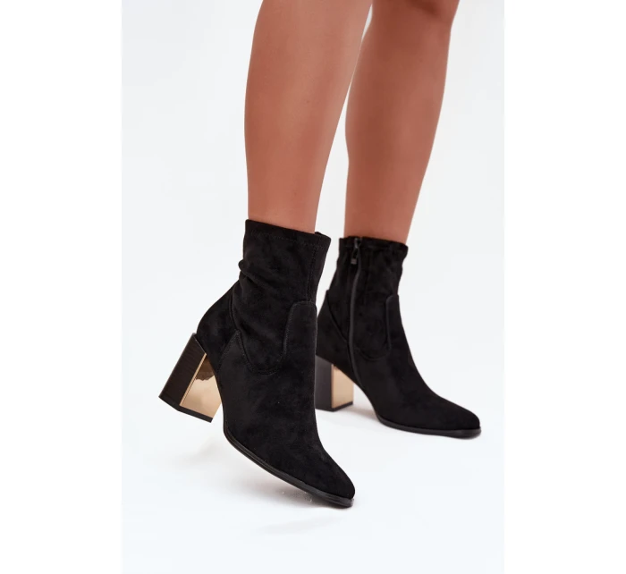 Boty na podpatku  model 218723 Step in style