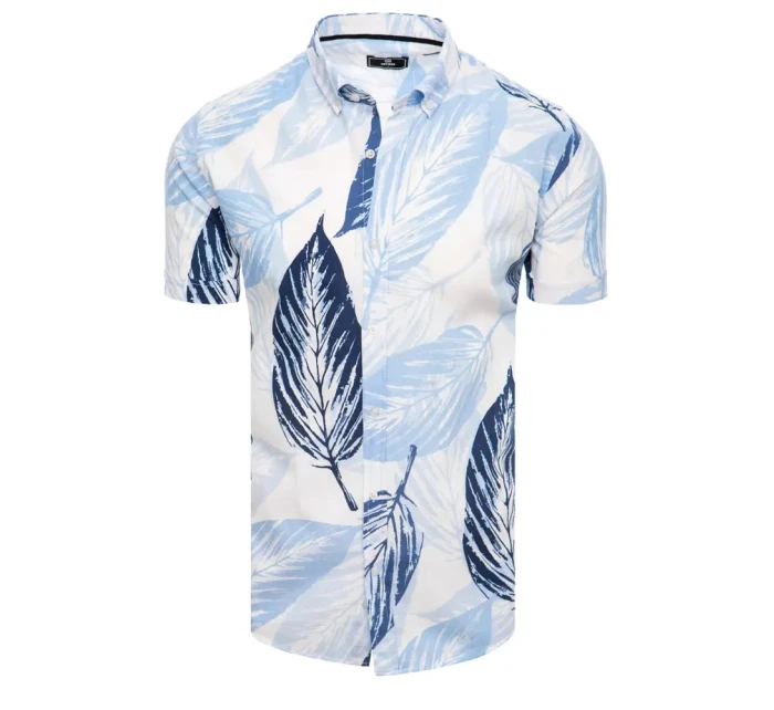 Pánské bílé tričko s krátkým rukávem Dstreet model 21969120 - FashionStreet