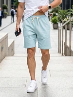 Pánské modré teplákové kraťasy FashionStreet SX2631