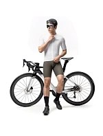 Rockbros YDDX011 Cyklistický dres Diamond s krátkým rukávem - velikost M - bílý Rockbros YDDX011 Cyklistický dres Diamond s krátkým rukávem - velikost M - bílý