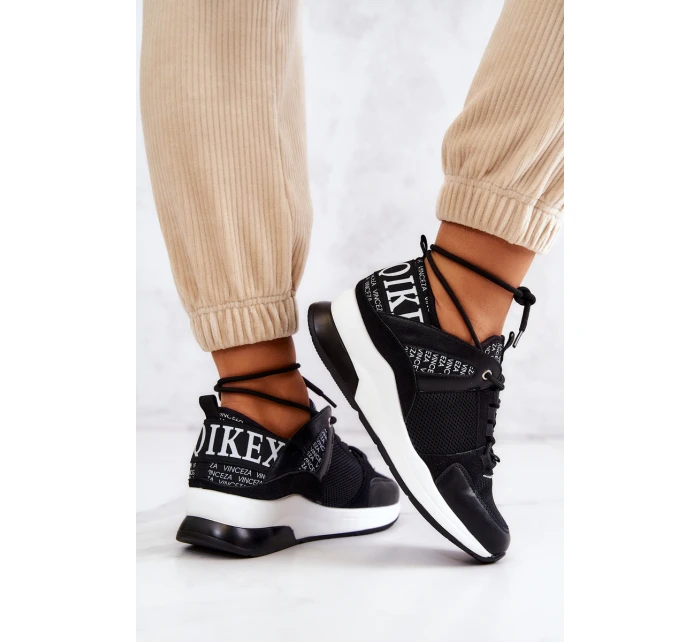 Sportovní Boty Tenisky Na Klínu Černá model 21577257 - VINCEZA