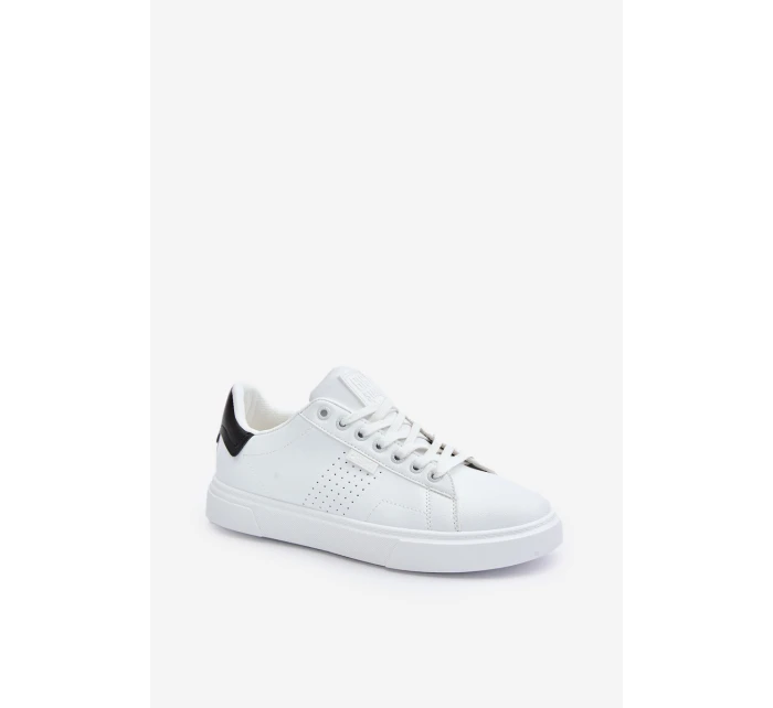 Pánské Sneakers Z Eko Kůže Big Star OO174115 Bílé