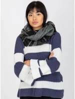 Tunelová šála AT KM 1402.20 černobílá