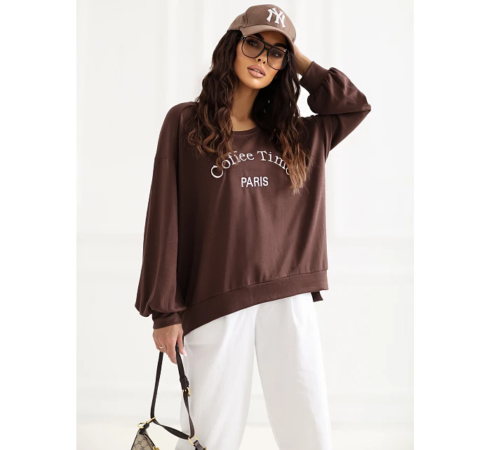 Bluza RV BL model 22084276 ciemny brązowy - FPrice