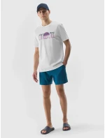 Pánské tričko s potiskem 4F - bílé