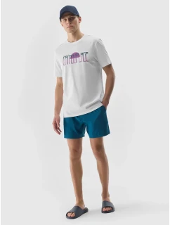 Pánské tričko s potiskem 4F - bílé