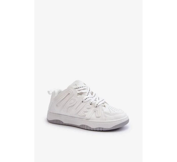 Dámské eko kožené tenisky bílé Berilla Dámské eko kožené tenisky bílé Berilla