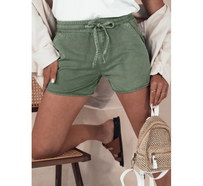 Dámské šortky CITYCHIC olivové FashionStreet SY0350 Dámské šortky CITYCHIC olivové FashionStreet SY0350