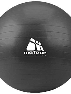 Gymnastický míč Meteor 75 cm s pumpičkou černý 31134