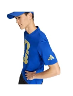 Pánské tričko adidas FIFA World Cup 26 Official Emblem modré KB3705 pánské
