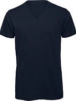 B&C Inspire V T /men_° Pánské tričko s výstřihem do V 01.TM44 navy