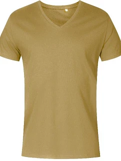Pánské tričko X.O s výstřihem do V 40. olive model 22515220 - Promodoro