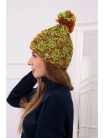 Fiona fleecová čepice zelená model 18751237 - K-Fashion Fiona fleecová čepice zelená model 18751237 - K-Fashion