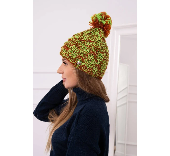 Fiona fleecová čepice zelená model 18751237 - K-Fashion Fiona fleecová čepice zelená model 18751237 - K-Fashion