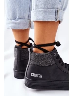 Vysoké Tenisky Big Star Černé model 21561479 - Big Star Shoes
