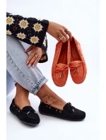 Dámské semišové mokasíny černé model 21625493 - Boto