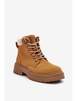 Dámské kožené trapery Hnědé Jette Dámské kožené trapery Hnědé Jette