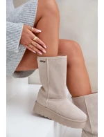 Vysoké Sněhule Na Platformě Big Star model 21679168 Světle Béžové - Big Star Shoes