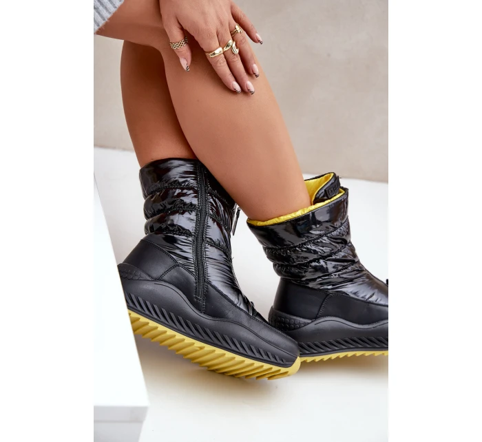 Dámské zimní boty Big Star OO274A395 Černé