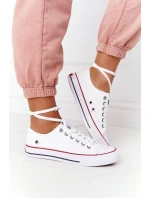 Dámské Klasické Nízké Tenisky Big Star DD274336 Bile Dámské Klasické Nízké Tenisky Big Star DD274336 Bile