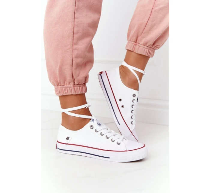 Dámské Klasické Nízké Tenisky Big Star DD274336 Bile Dámské Klasické Nízké Tenisky Big Star DD274336 Bile