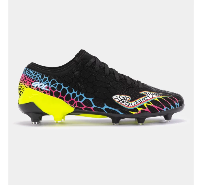 Pánské kopačky Joma Gol 2401 FG Black Lemon Fluor