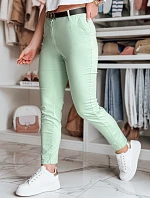 Dámské kalhoty chinos s páskem LINESKA mint FashionStreet UY2574