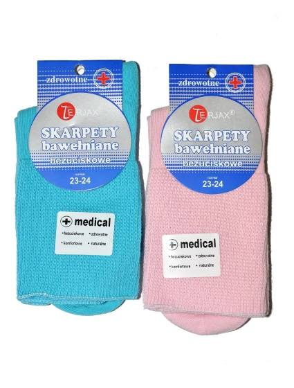 Dámské netlačící ponožky model 16123172 - Terjax Dámské netlačící ponožky model 16123172 - Terjax
