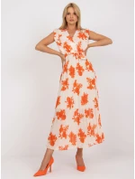 Šaty DHJ SK 13166.94P oranžová Šaty DHJ SK 13166.94P oranžová