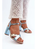 Sandály na podpatku model 198681 Step in style Sandály na podpatku model 198681 Step in style