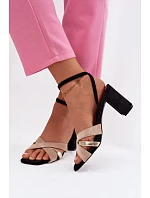 Sandály na podpatku model 226334 Step in style Sandály na podpatku model 226334 Step in style