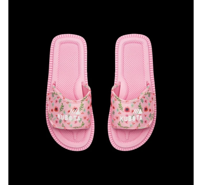 Kubota klapka na suchý zip vícebarevná květinová růžová K25SS-100-001-28-1