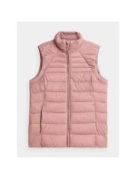 Dámská vesta H4Z21-KUDP001 Růžová - 4F