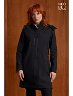 Women Dámský kabát night blue model 22499551 - NEOBLU Women Dámský kabát night blue model 22499551 - NEOBLU