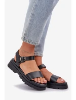 Dámské Sandály Na Platformě Černé model 21684389 - Boto Dámské Sandály Na Platformě Černé model 21684389 - Boto