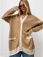 Sweter LC SW model 22556665 camelowy - FPrice